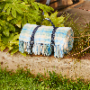 Шерстяной плед с непромокаемой подкладкой для пикников Picnic - Cottage Blue/Navy