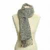 Шотландский шарф из шерсти ягнёнка Lambswool Scarf Steel