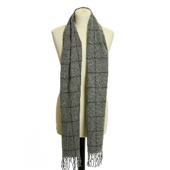 Фото английского пледа Шотландский шарф из шерсти ягнёнка Lambswool Scarf Torsa Check. Пледы из овечьей шерсти..